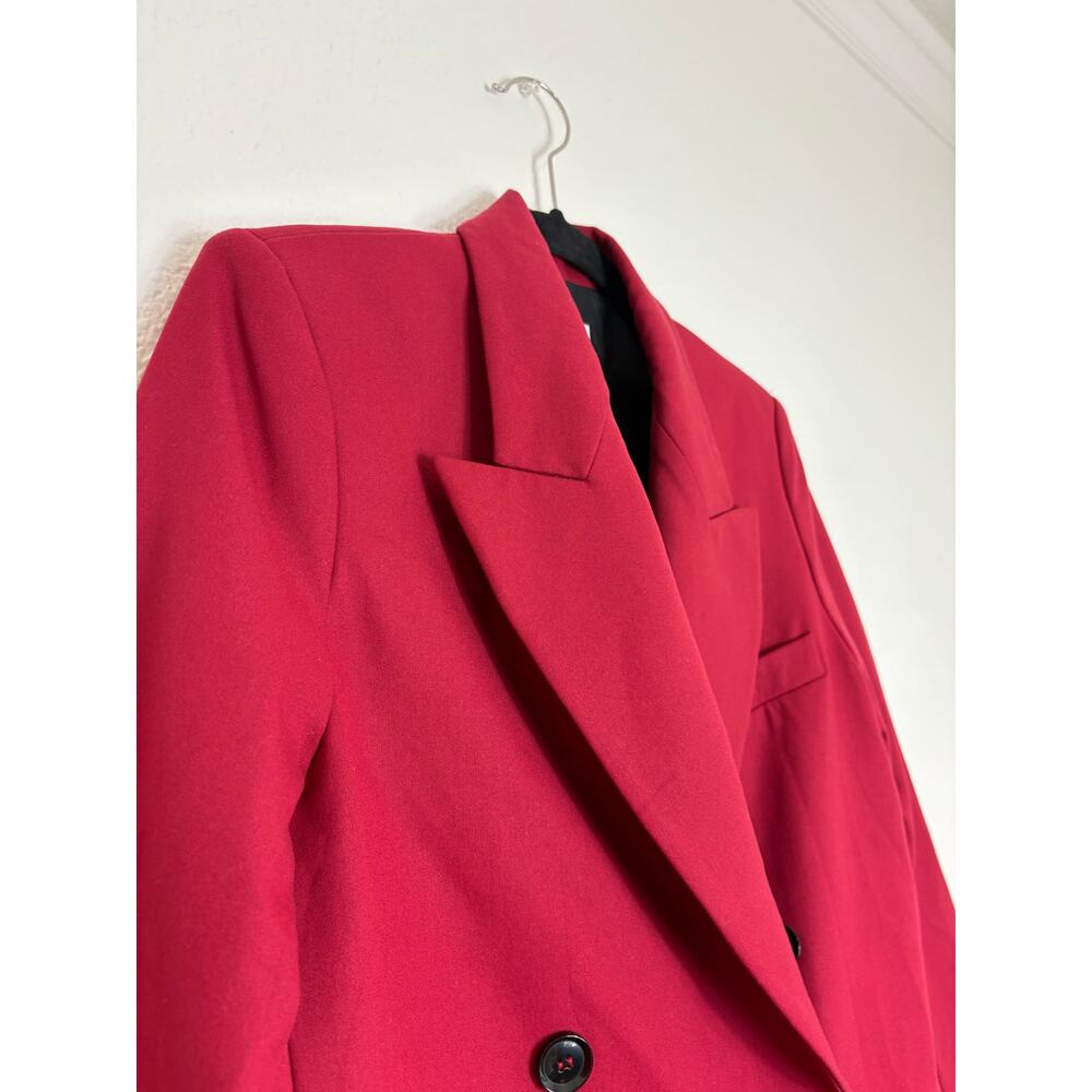 Mango Double-Breasted Structured Oversized Blazer… - image 7